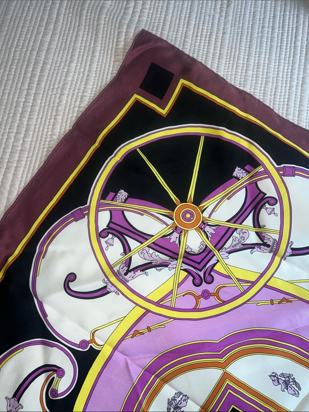Hermes Carre 70 Washington’s Carriage Scarf - Picture 6 of 13
